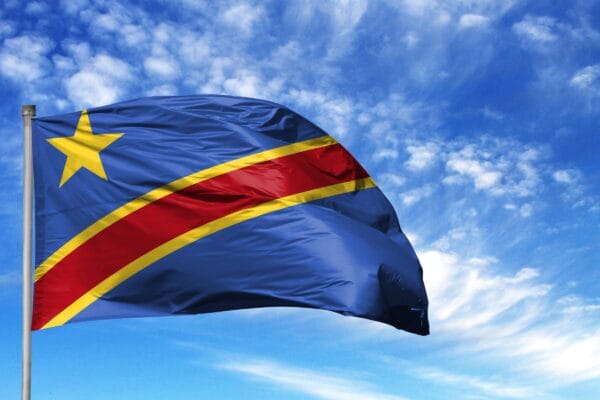 Democratic Republic of Congo flag